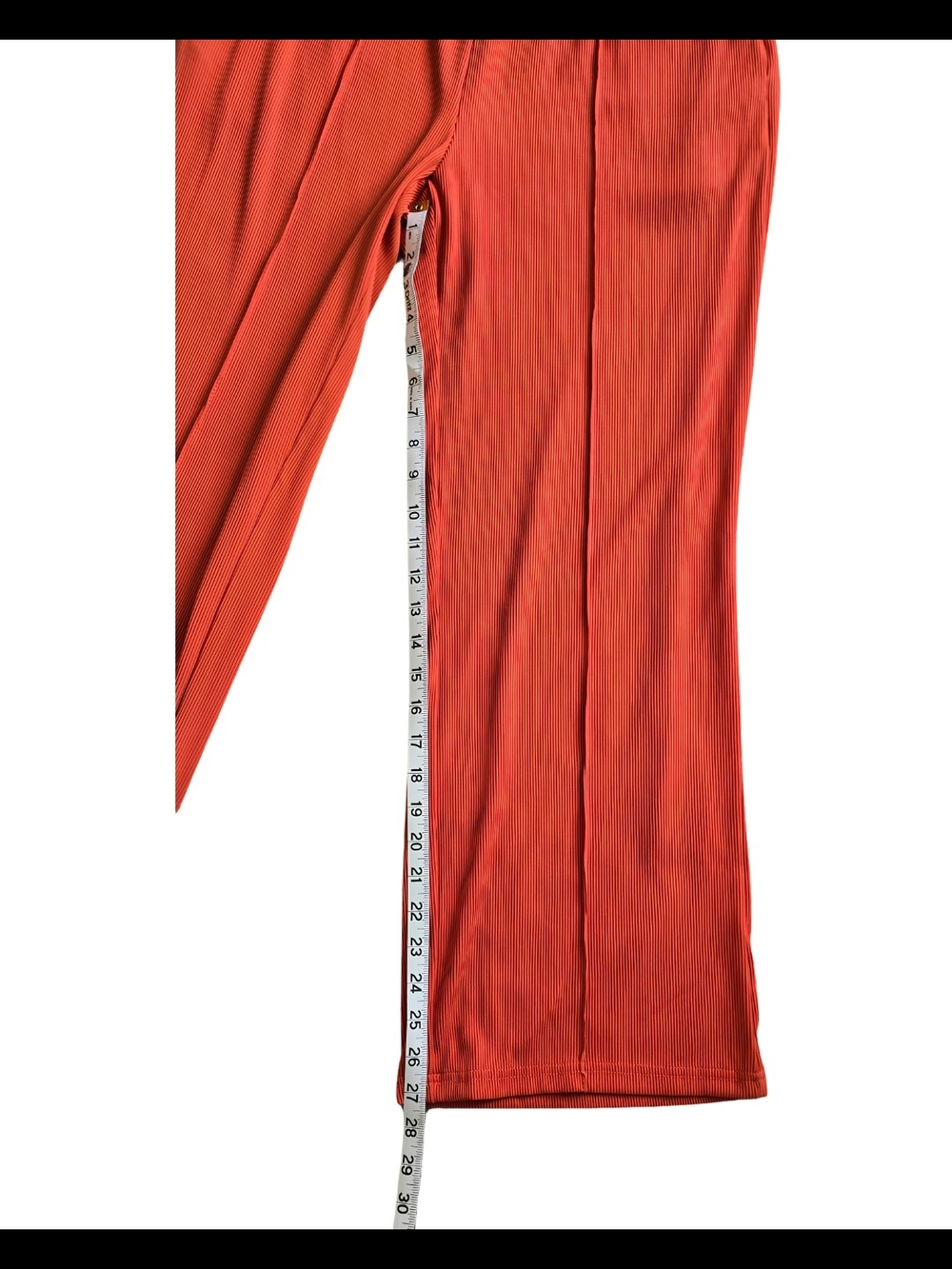 Rust Ribbed Two-Piece Lounge Set - Picture 5 of 5